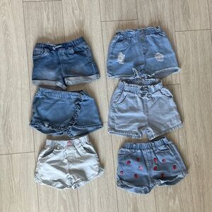 Shein girls Jean shorts bundle